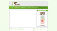 Desktop Screenshot of islysante.com